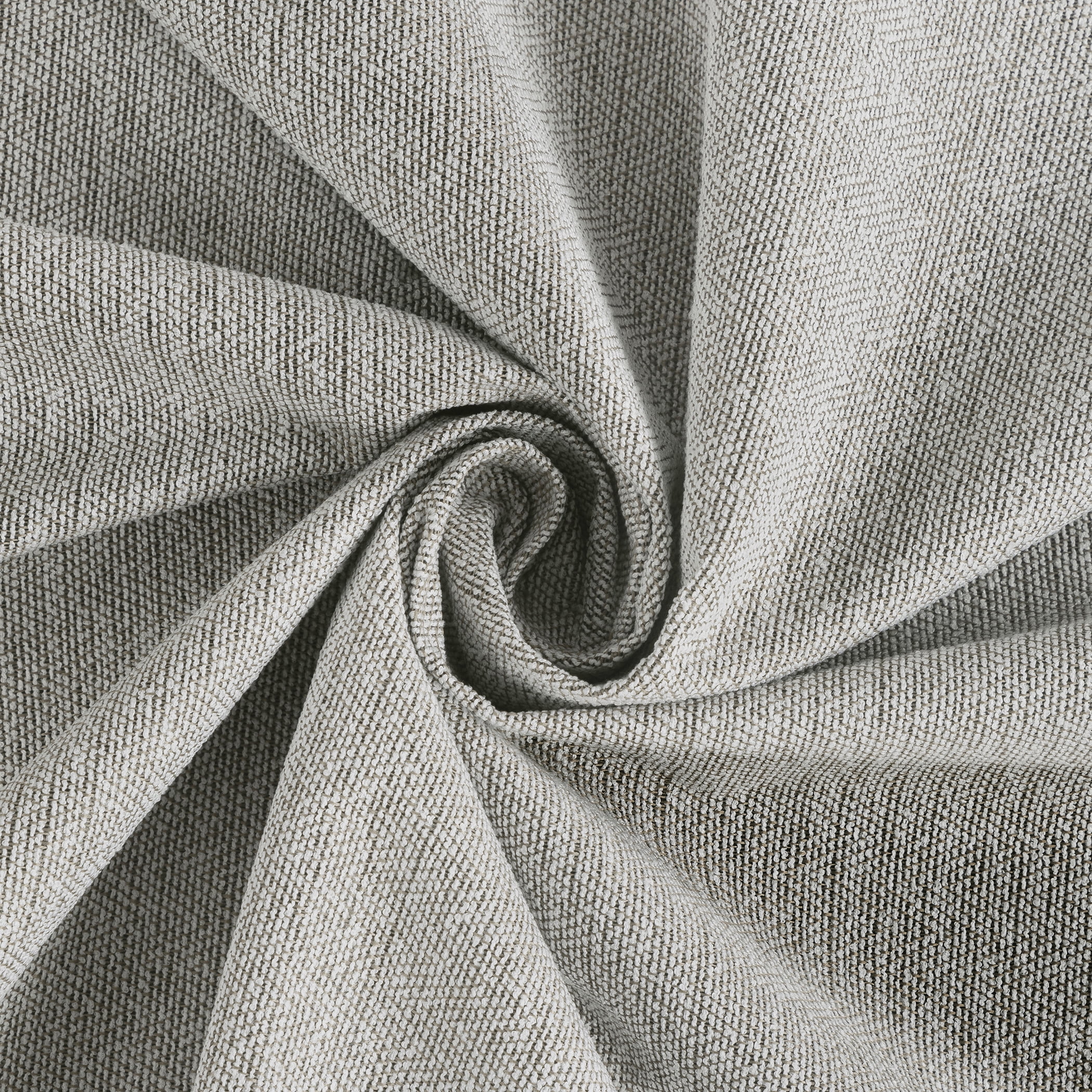 Sun Zero Prescott 2-pack Herringbone Magnetic Closure 100% Blackout Rod Pocket Curtain Panel Pair, 37"W x 84"L, Pearl