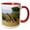 Red/White, variant on 3drose, Giraffe Family, Maasai Mara National Reserve, Kenya - Af21 Ksu0042 - Keren Su, 11oz Mug