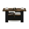 thumbnail image 3 of Furinno Andrey Coffee Table with Bin Drawer, Amber Pine/Black, 3 of 6
