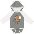thumbnail image 3 of Inktastic Cute Volleyball Girl Monkey Girls Long Sleeve Baby Bodysuit, 3 of 5