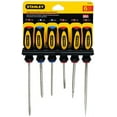Stanley 60060 Standard Fluted Screwdriver Set, 6Piece