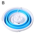 thumbnail image 1 of Lavadora plegable USB Turbinas ultrasónicas portátiles Mini lavadora para ropa interior Viajes a casa, Azul, B sidaley  LF0190-02B, 1 of 7