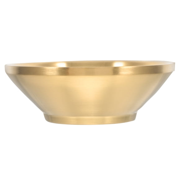 STRANDCHIC Golden Stainless Steel Small Serving Bowl for Snacks, Dips, and Multipurpose Kitchen Use