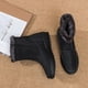thumbnail image 5 of Botas Plataforma Tobillo para Mujer Zapatos Invierno Antideslizantes Piel Sintética para Exteriores (Negro 40), 5 of 9
