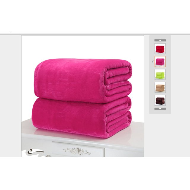 Kmbangi Flannel Soft Warm Solid Sheet and Micro Plush Blanket Sofa Rug for Pet
