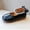 Black, variant on FSYBOA Girls Dress Shoes Size 2(Big Kids), Soft Soled Princess Non Slip Hook and Loop Strap Kids Flat Shoes White