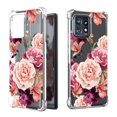 thumbnail image 1 of CoverON Phone Design For Motorola Edge+ Plus (2023) / Moto Edge 40 Pro Case, Clear Flexible Soft Rubber Slim TPU Cover, Peony Flower, 1 of 8