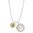 thumbnail image 1 of Delight Jewelry Goldtone Disc 1/2'' Number - 3 - To the World You are a Mother Locket Necklace, 1 of 4