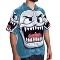 thumbnail image 2 of Tiny teeth Men's Casual Short Sleeve Button Down Shirts - Printed Summer Beach Tops for Men and Women, 2 of 6