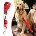 thumbnail image 1 of Pet Safety Harness & Rope in Red, 66x2 Adjustable Car Seat Belt for Dogs, Travel Safety & Traction, 1 Safety Rope for Xinyat, 1 of 9