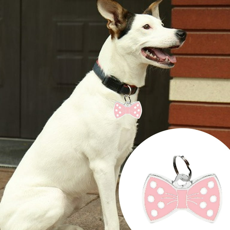 Personalised Engraved Dog Tag ID Name Tags For Cat Puppy Pet Collar Tag Hand Finished In UK