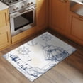thumbnail image 3 of Nautical Ship Lighthouse Bathroom Mat 2x3 FT,Non Slip Small Kitchen Mat,Ocean Anchor Rudder Lines Art Washable Soft Backed Front Door Throw Rug Non-Shedding Indoor Outdoor Doormat for Entryway Sink, 3 of 9