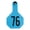 Blue, variant on Y-Tex Numbered Cattle Ear Tag, Medium