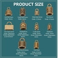 thumbnail image 2 of 120pcs Cord End Caps 10 Styles Bead End Caps Tibetan Alloy Tube Barrel End Tip Thread Cord Caps Rope End Caps Crimp Covers for Necklaces Bracelet Jewelry Making, 2 of 6