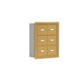 thumbnail image 1 of Salsbury 19035-06GRK Cell Phone Storage Locker 3 Door High Unit - 5 Inch Deep Compartments - 6 A Doors - Gold - Recessed Mounted - Master Keyed Locks, 1 of 1