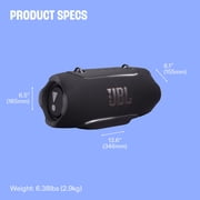 JBL Xtreme 5 - Portable waterproof speaker with massive legendary JBL sound, ambient edge lighting, and a convenient shoulder strap - Squad