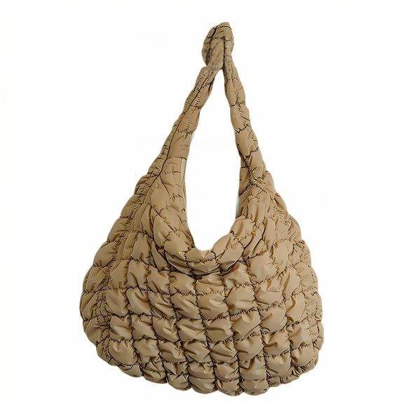 GASTROPOD Puffy Tote Bag,Quilted Design Puffer Purse,Tear-Resistant Lining Puffy Bag,17*12*4"