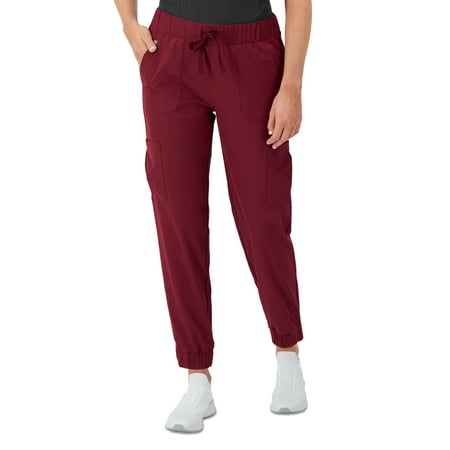 Hanes Womens Hanes Women's Scrubs Drawstring Jogger Scrub Pants, Comfort Fit, Cargo Pockets, Sizes S-3XL