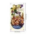 thumbnail image 3 of B Spring Festival Door Curtain Hanging Decor With Bunny And Egg Pattern Polyester Fabric For Holiday Party Background 70.87 Inches High, 3 of 7