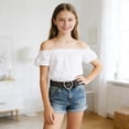 thumbnail image 2 of Kids Adjustable Heart Buckle Belt Fashion Cute Hollow Out Design Waistband for Girls and Boys, 2 of 4
