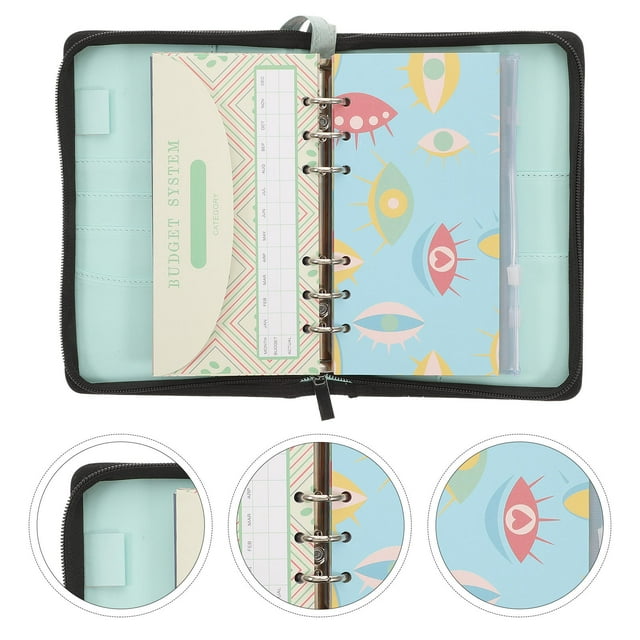 HINTRMENT 1Set Multifunctional Money Storage Bag Portable Budget Envelope with Assorted Colors