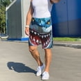 thumbnail image 6 of Fuzoiu Cartoon Cute Shark Print Pajama Shorts for Men, Men's Pajama Bottoms,Mens Lounge Sleepwear,Pajama Pants with Pocket-4X-Large, 6 of 6
