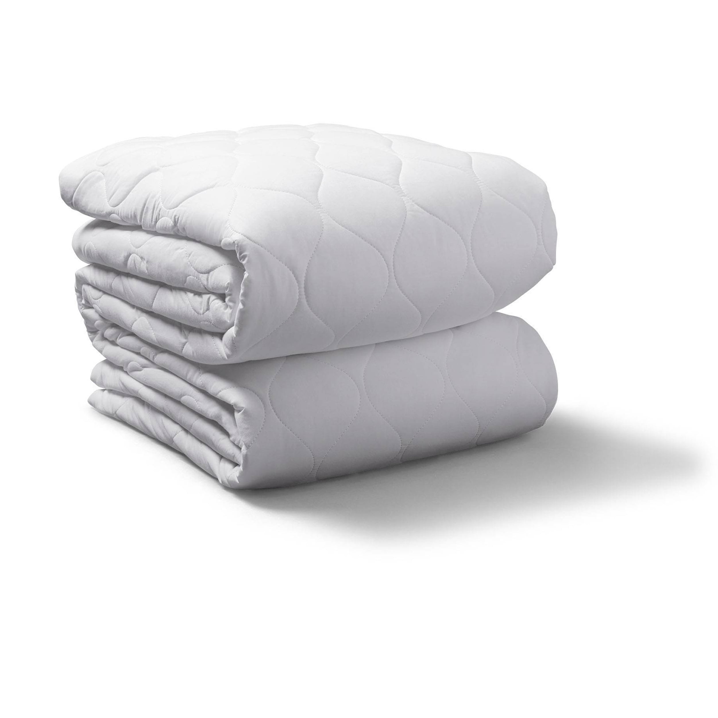 Sunbeam Twin Size Electric Water Resistant Heated Mattress Futon Pad with Dual Digital Controllers