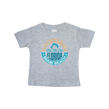 

Inktastic Miami Beach Florida Travel Trip Gift Baby Boy or Baby Girl T-Shirt