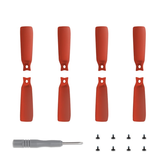 Inteprter Personalice el dron FLIP con accesorios de cuchillas coloridos, ligero, potente, fuerte y duradero Accesorios para drones aéreos Rojo
