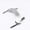 Clear, variant on Universal 5-7" Headlight Windproof Fairing Windscreen Windshield For Honda Yamaha Suzuki GSXR YZF CB XR KL Cafe Racer