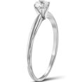 thumbnail image 2 of Diamonice 3/4 Carat T.W. White Cubic Zirconia (AAA) Sterling Silver Solitaire Ring, 2 of 4