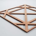thumbnail image 4 of Ekena Millwork 11 3/8"W x 11 3/8"H x 1/4"T Small Buxton Decorative Fretwork Wood Wall Panels, Cherry, 4 of 15