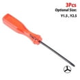 thumbnail image 6 of BUYISI 3Pcs Precision Repair Tool Y-Tip Tri-Wing Screwdriver for Wii GBA DS Lite NDSL Y1.5mm, 6 of 6