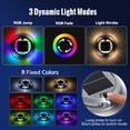 thumbnail image 2 of Luces solares para entrada FabStyl, paquete de 12, RGB, impermeables, IP68, 2 of 9