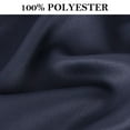 thumbnail image 6 of Unique Bargains Blackout Window Curtains Kitchen Panels Set of 2 Navy Blue 29" x 18", 6 of 8