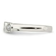 thumbnail image 3 of Sterling Silver Polished CZ Ring, 3 of 6