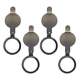 thumbnail image 3 of 4pcs Door Viewer Covers Copper Security Door Viewer Shield Door Hole Covers Plate Privacy Peephole Protector for Home Offices, 3 of 5