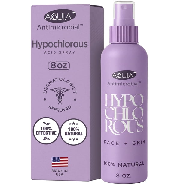 Spray de ácido hipocloroso Aquia Antimicrobial 240 ml para rostro