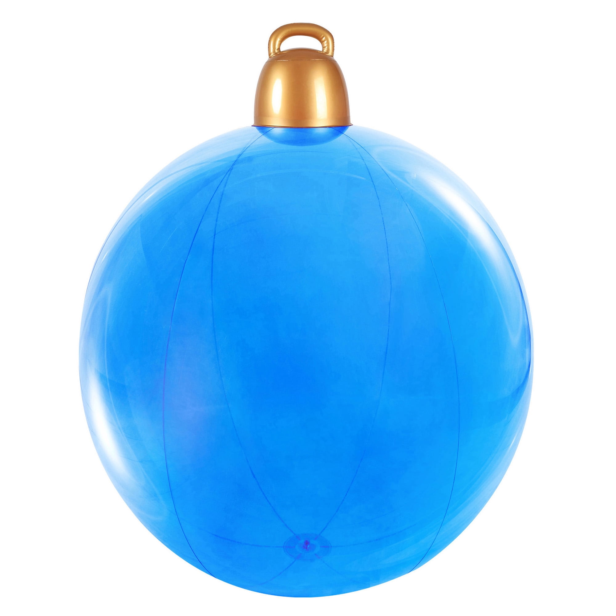 Holiday Time Christmas BlowUp Inflatable PVC Giant Blue Ornament, 4