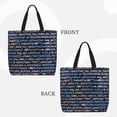 thumbnail image 2 of Kdxio Function Source Code Pattern Tote Bag for Women Large Capacity Zipper Shoulder Bag with Inner Pocket for Work School Shopping Travel, 2 of 7