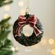 thumbnail image 5 of Special Christmas Tree Pendant, Ball Christmas Tree Decorations, Foldable LED String Lights, Festive Home Office Bedroom Decor, Metal Frame, Wooden Base, for Dorm, 5 of 9