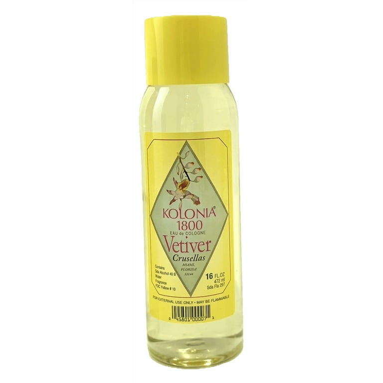 INSHE MIAMI, Eau de Cologne, Crusellas Kolonia 1800 16 oz, Vetiver