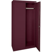 Elite Series Wardrobe Cabinet with Adjustable Shelf, 46"W x 24"D x 72"H, Burgundy