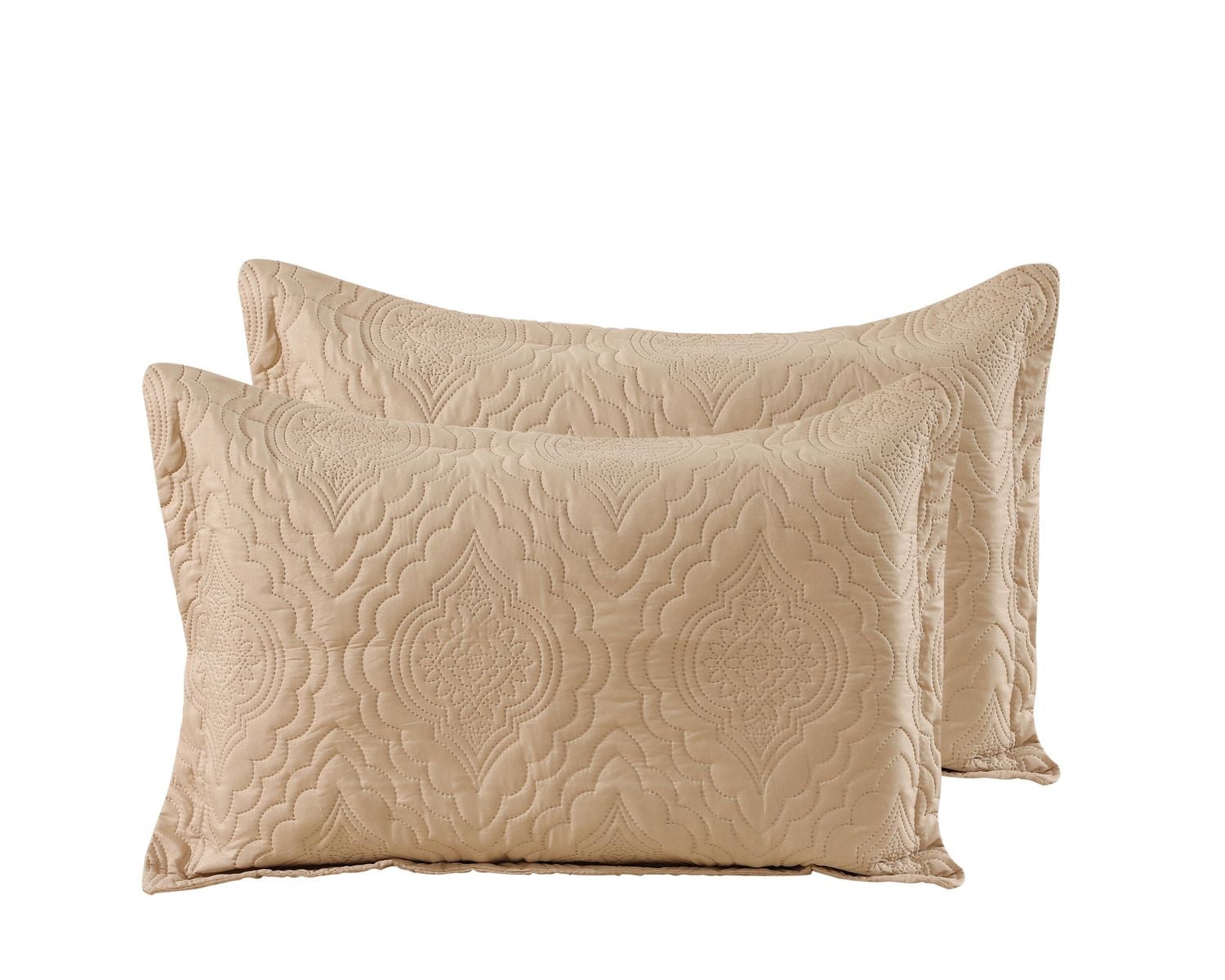 Marina Decoration Solid Embossed Pinsonic Coverlet Bedspread Bedding Ultra Soft Summer Quilt Set with Shams