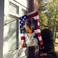 thumbnail image 2 of Entlebucher Mountain Dog American Flag Flag Canvas House Size, 2 of 4