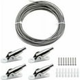 thumbnail image 1 of Innovative Stainless Steel Aircraft Wire Rope, Combining Durability & Flexibility, Transparent Coating Offers Enhanced Rust Resistance for Hanging Various Items Safely, 1 of 6
