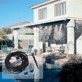 thumbnail image 1 of Patio Misting Brass Nozzle, Strong Compressive Strength Misting Cooling System 26ft Pipe Length 3/4in Connector High Hardness  for Garden, 1 of 7
