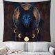 thumbnail image 5 of Tapiz de pared de 200 x 150 cm, tapiz de pared hippie/psicodélico de animales, ideal para colgar en la pared, manta de picnic, mantel, toalla de playa, decoración de sala de estar, 5 of 5