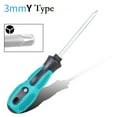 thumbnail image 1 of 1 Pcs Tournevis Triangle Croix 1,8-3,0mm Magnétique Antidérapant Réparation Outils U-type, 1 of 6