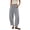 Grey, variant on Siminsem Women Summer Crinkle Palazzo Pants High Waisted Wide Leg Linen Blend Trousers Loose Flowy Beach Vacation Outfits with Pockets Elastic Waist Drawstring Lounge Pant 2026, Khaki, L